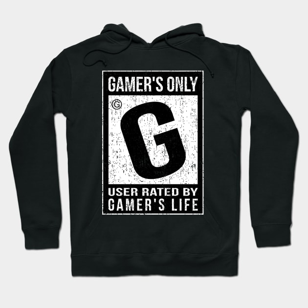 RATED G FOR GAMER! Hoodie by ArelArts